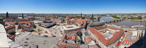 Frauenkirche Kuppelaufstieg Panorama West